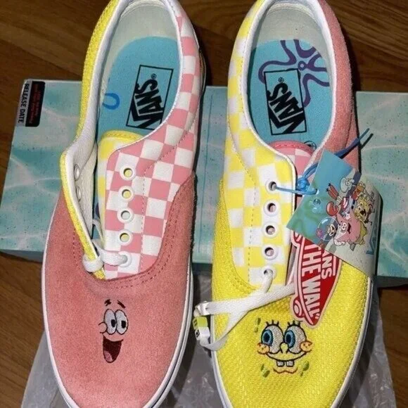 Vans X Spongebob Best Friends ERA Lace Up Shoes, Women´s Size 8 / Men´s 6.5 Women